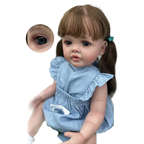 Reborn Doll - 22 Inches (55 cm) Vinyl Girl Sleeping Ages 3+