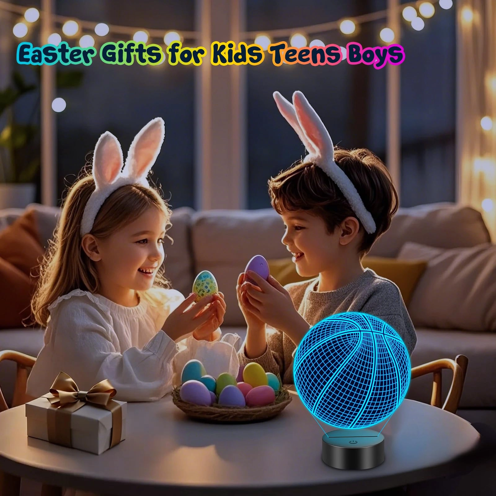 Basketball-02 - Battery Powered 16 Colors Changing