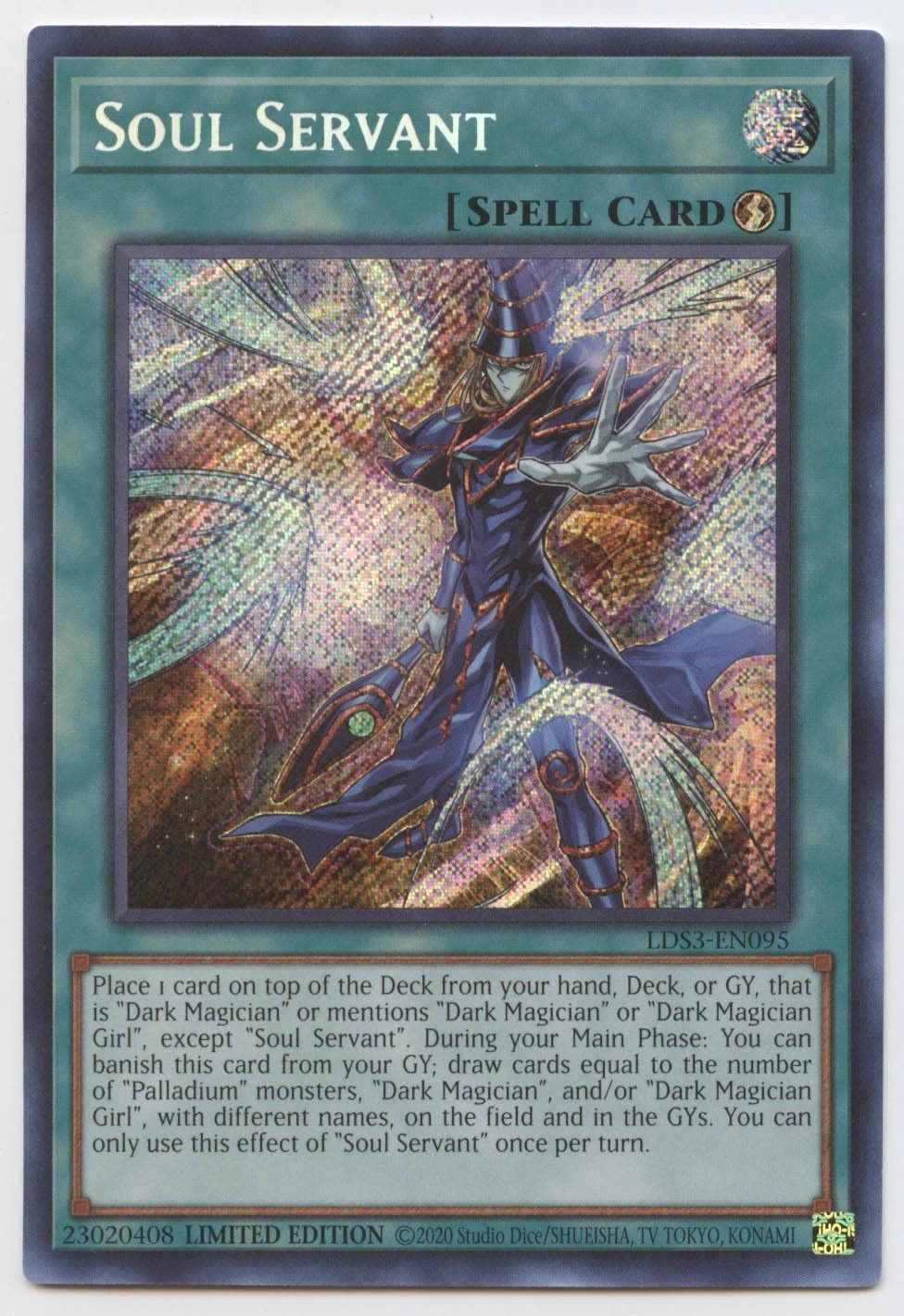 Yu-Gi-Oh! Soul Servant LDS3-EN095 - EN 1st Edition