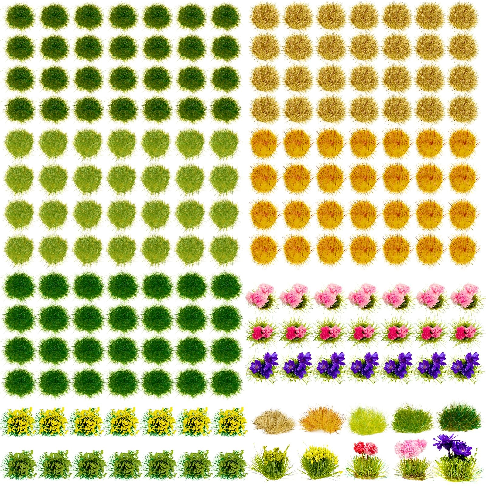 Warmtree Static Grass Tufts - 175 1:35 1:48 1:72 1:87