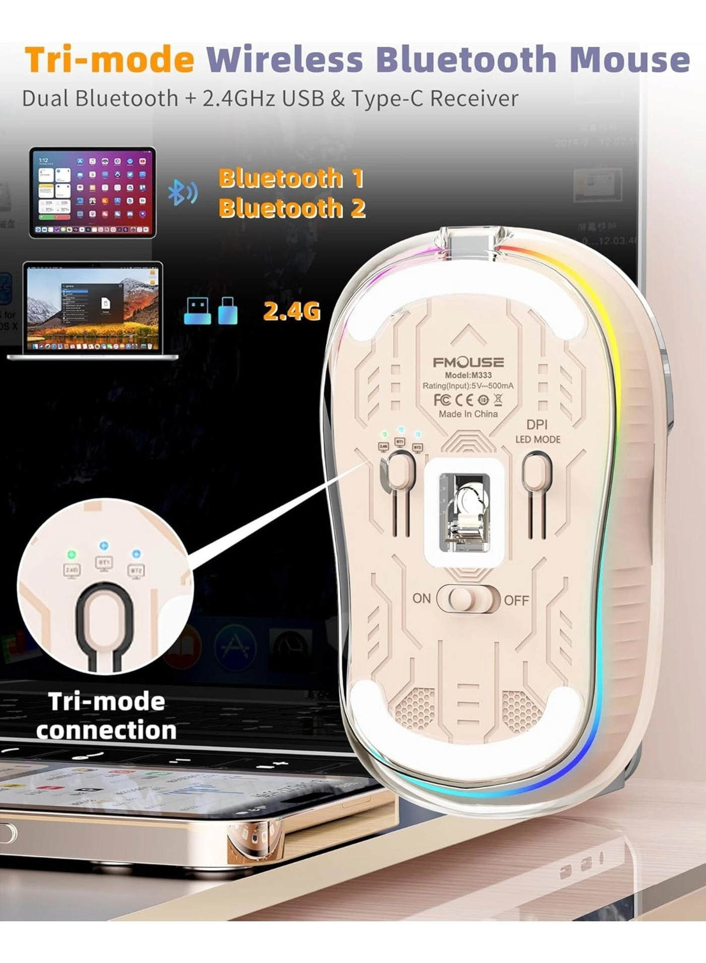 Transparent Mouse - Wireless