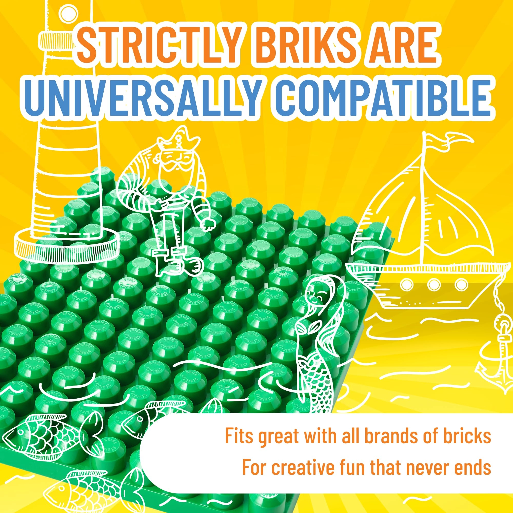 Mega Toy Building Block Baseplate