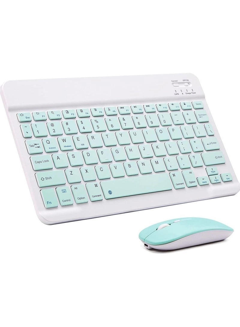 Ultra-Slim Bluetooth Keyboard + Bluetooth Mouse