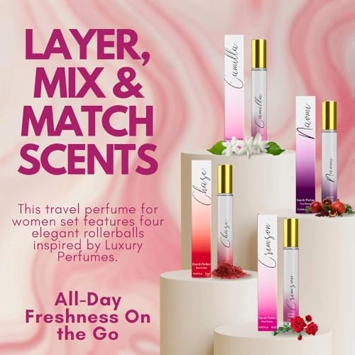 Naomi - Eau de Parfum 10 ml + Camilla + Chase + Crimson