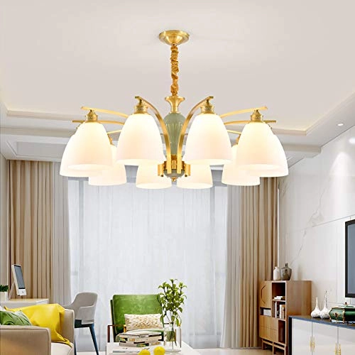 Hanging Light - Copper and glass 92*40cm