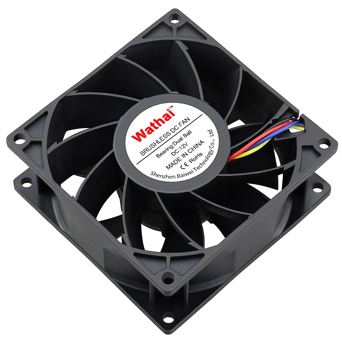 Brushless Exhaust Fan - 2 PCS 92mm