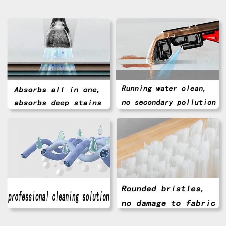 Portable Carpet Cleaner - Integrated suction and washing 300W