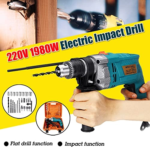 Electric Impact drill - 1980W 3800RPM Set