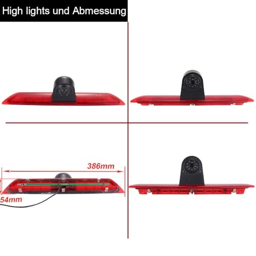 Brake Light Reversing Camera - Night vision 520 TV lines