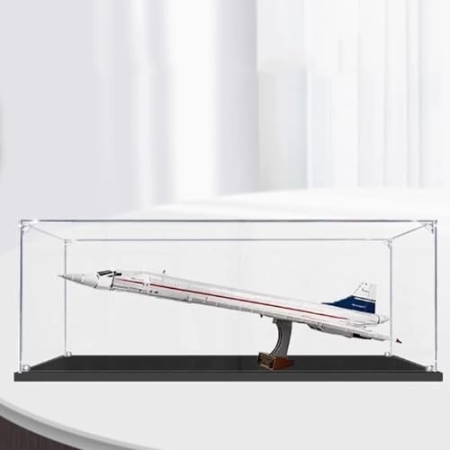 Acrylic Clear Display Case - Compatible with Lego 10318 Concorde Model