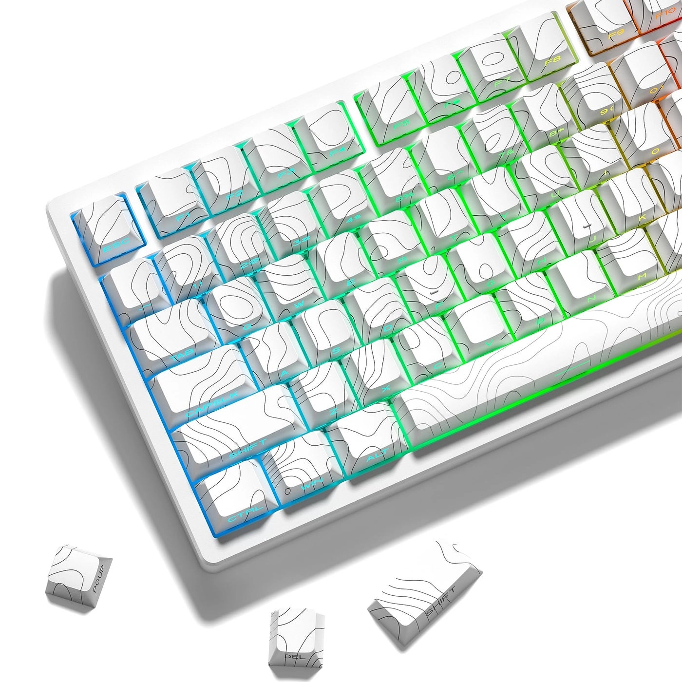 PBT keycaps Set - US/UK Hot swap