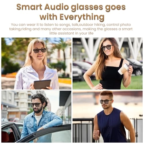 Smart Glasses - Polarized Bluetooth 5.3 Audio & Mic