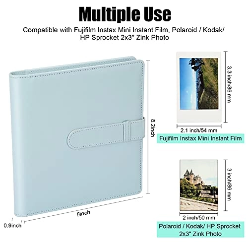 Instax Mini 256 Pockets Leather Photo Album