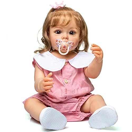 Princess Sue-Sue Reborn Baby Doll - 55 cm Silicone Hand-rooted Hair