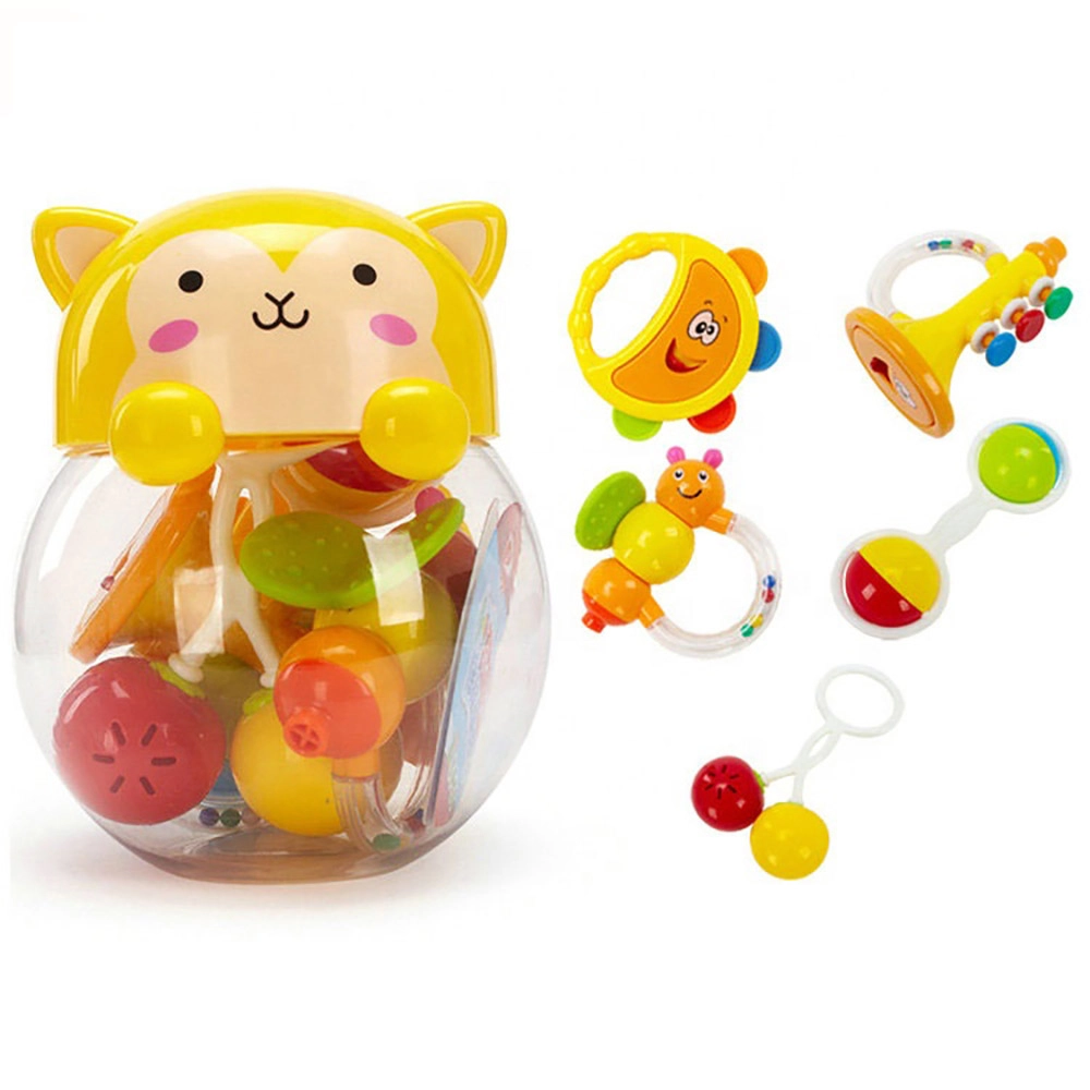Baby Rattle - 0+ Months ABS plastic 5 Pcs