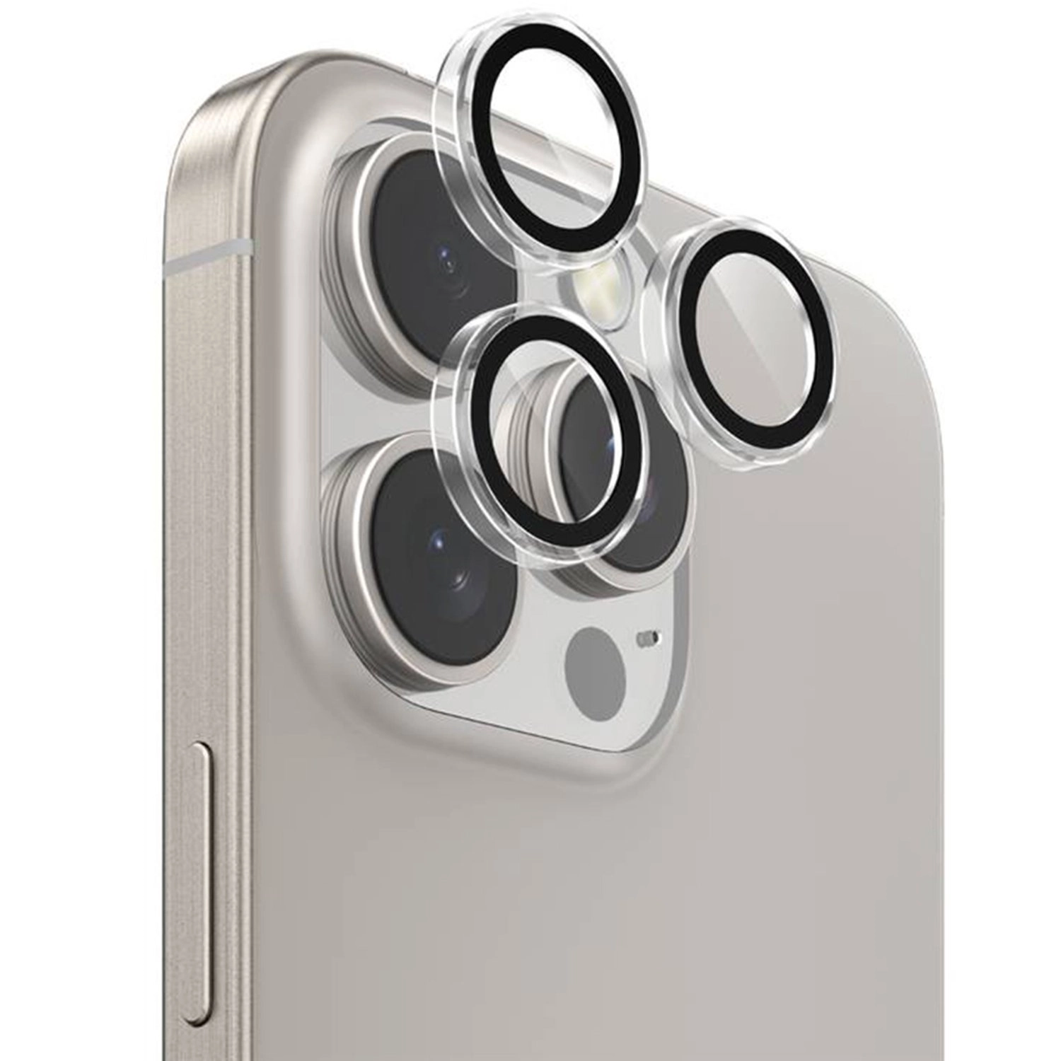 HD Tempered Glass Camera Lens Protector for iPhone 16 Pro / iPhone 16 Pro Max