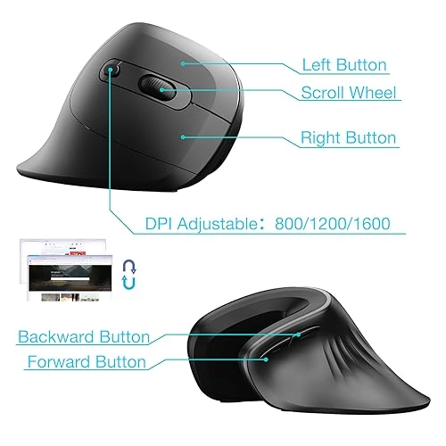 Vertical Mouse - Wired