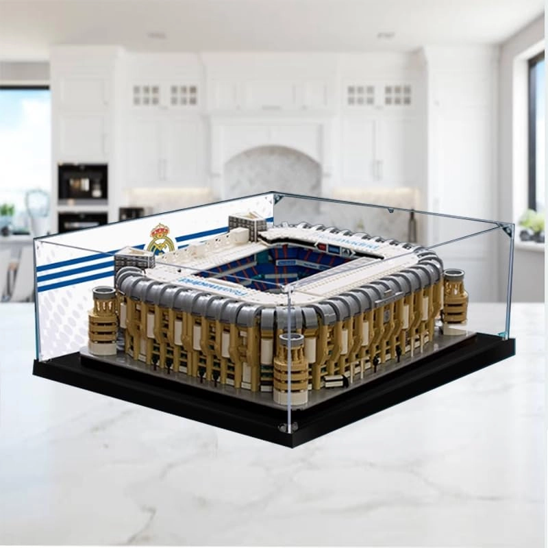 Real Madrid Clear Acrylic Display Case - Santiago Bernabéu Stadium