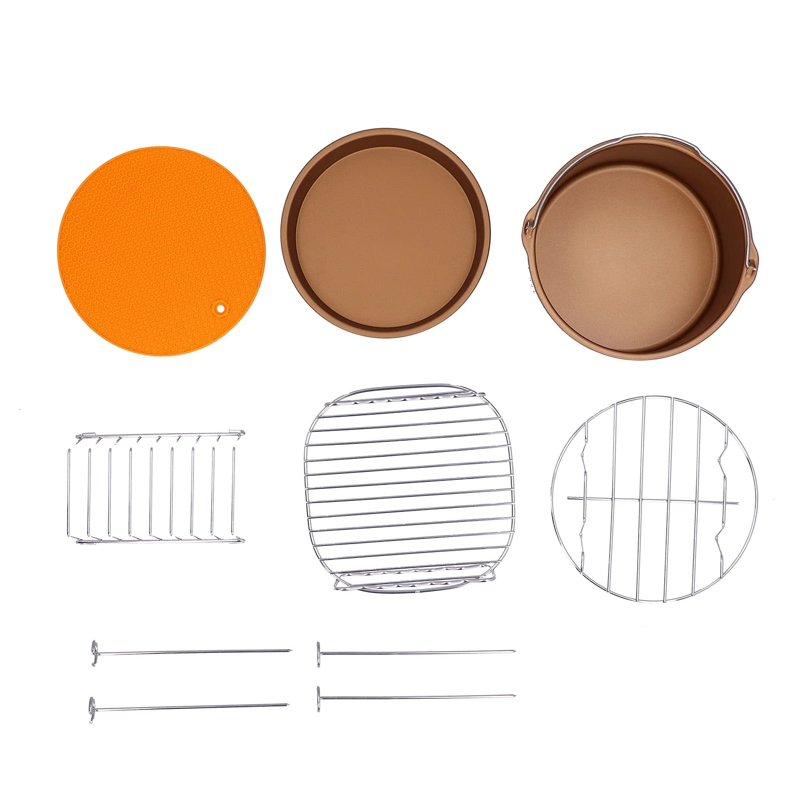 Fryer Silicone Pot - Stainless Steel + Silicone