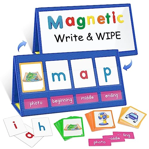 CVC Word Building Desktop Pocket Chart - 36 months - 18 years 113 pieces