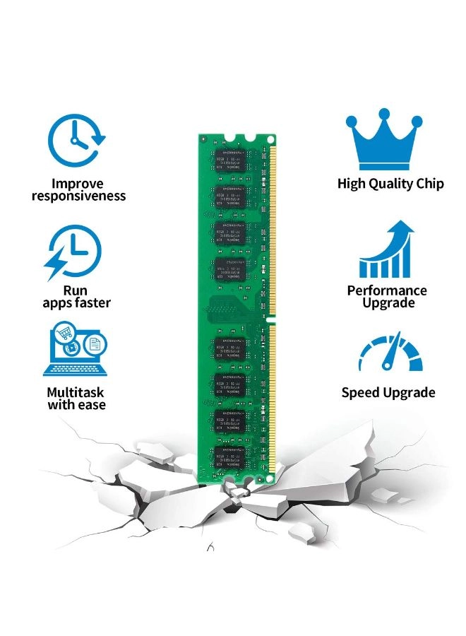 PC2-5300U - 4GB 667MHz 240-pin DIMM DDR2