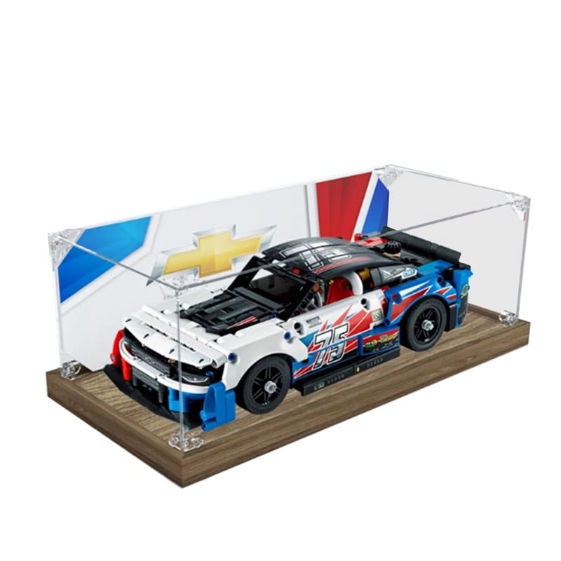 Clear Acrylic Display Case (42153) - for Lego Technic Wood Bottom+background