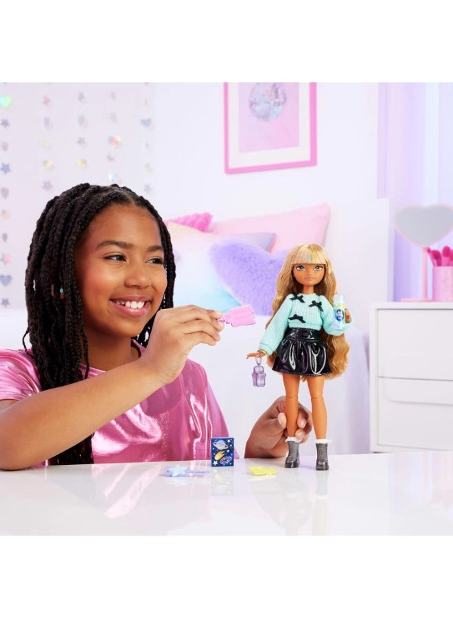 Zia Fashion Doll - Dream Besties 7 Accessories Wavy Brown Hair Ages 4+