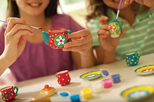 Paint Your Own Mini Tea Set - 13-piece