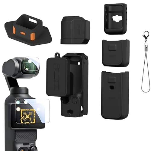 Pocket 3 Glass Screen&Silicone Protective Case Set - DJI Osmo Pocket 3