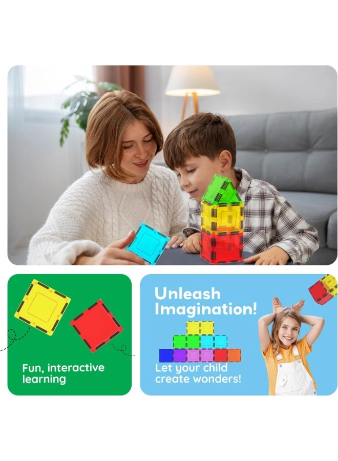 Magnetic Building Block Set - 12pcs