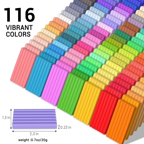 Polymer Clay Starter Kit - 20 g 116 pcs.