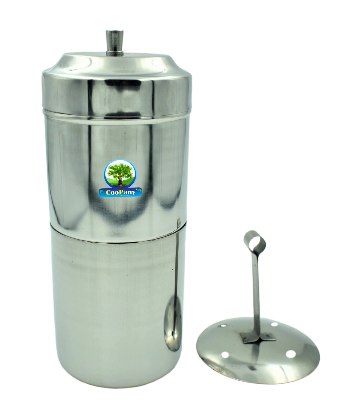 South Indian Filter Coffee Maker + Traditional Kumbakonam Dabara Set