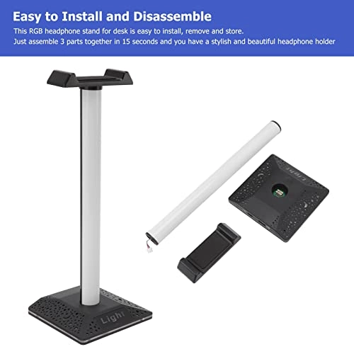 Headset Stand for Desk - RGB Touch Switch Plug and Play