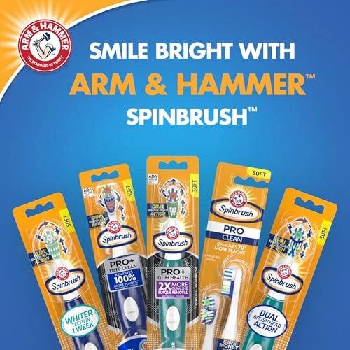 Spinbrush Design Series Powered Toothbrush - Soft Battery Powered