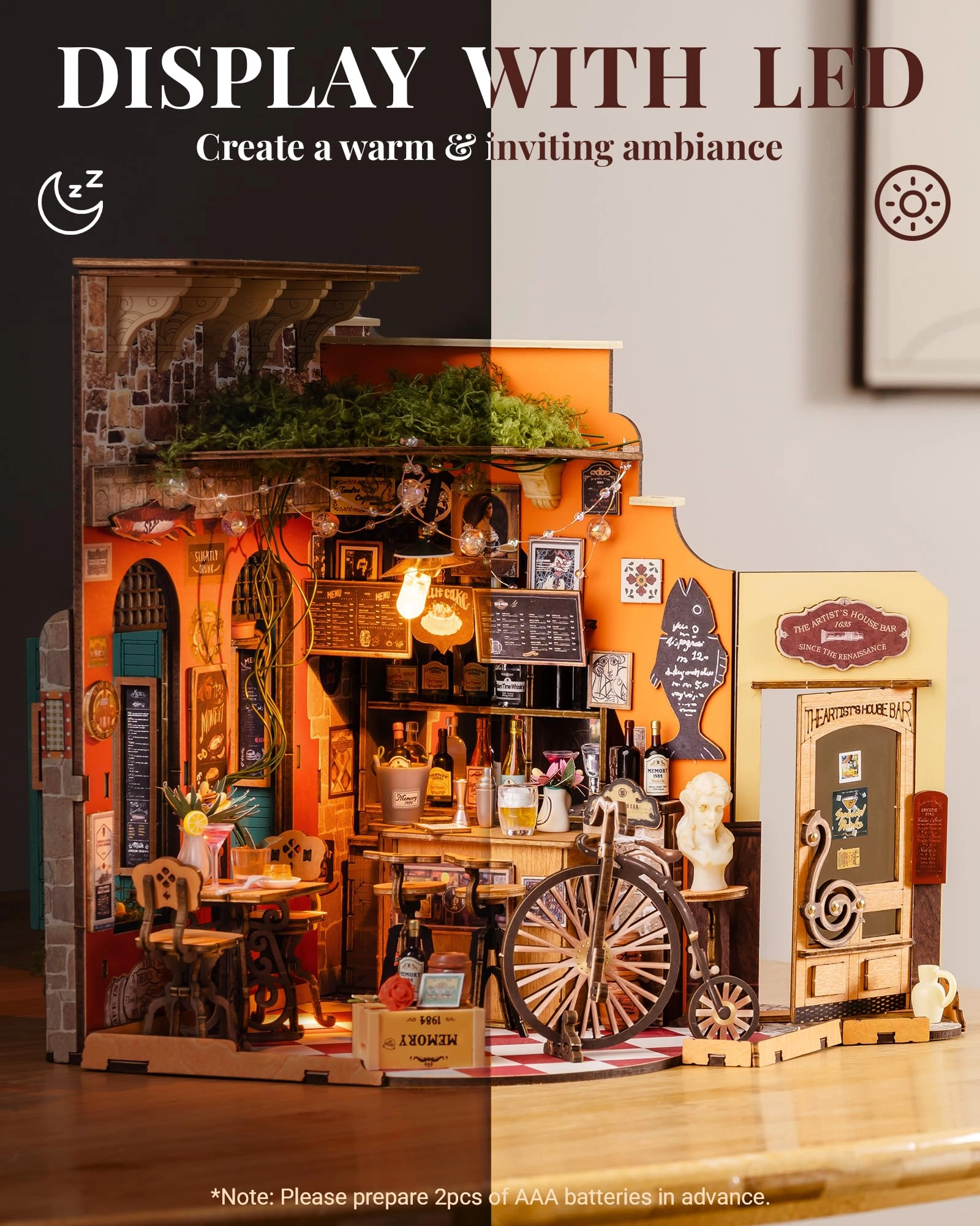 Cheers Bar - DIY Miniature House Wood