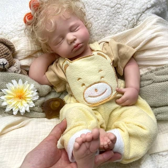 Loulou Reborn Baby Doll - 20 inch Full Body Vinyl Girl Ages 3+