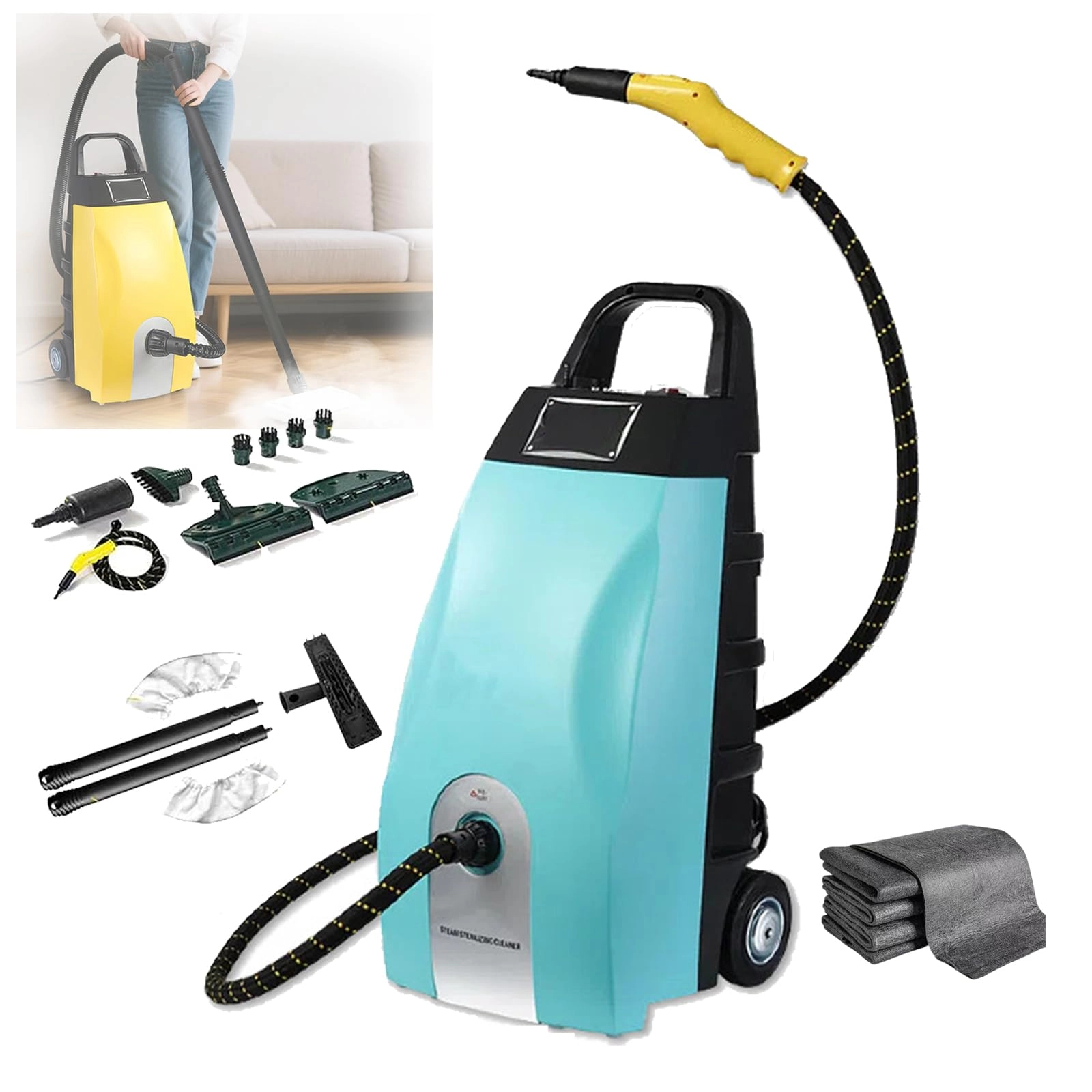 High Pressure Steam Cleaner - 4.0-5.0bar 3.5l