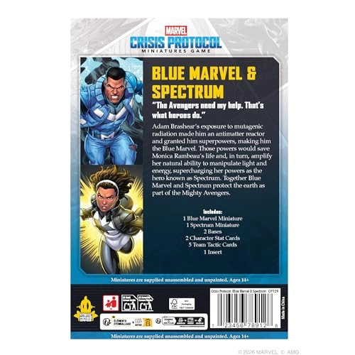 Marvel: Crisis Protocol: Blue Marvel & Spectrum - Character Pack