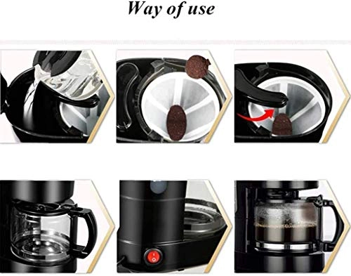 Filter Coffee Maker - One Touch Keep Warm Removable Filter