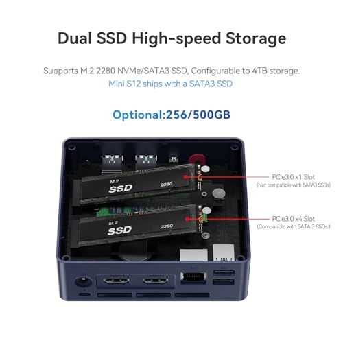 Mini S12 Pro - N100 16GB 500GB