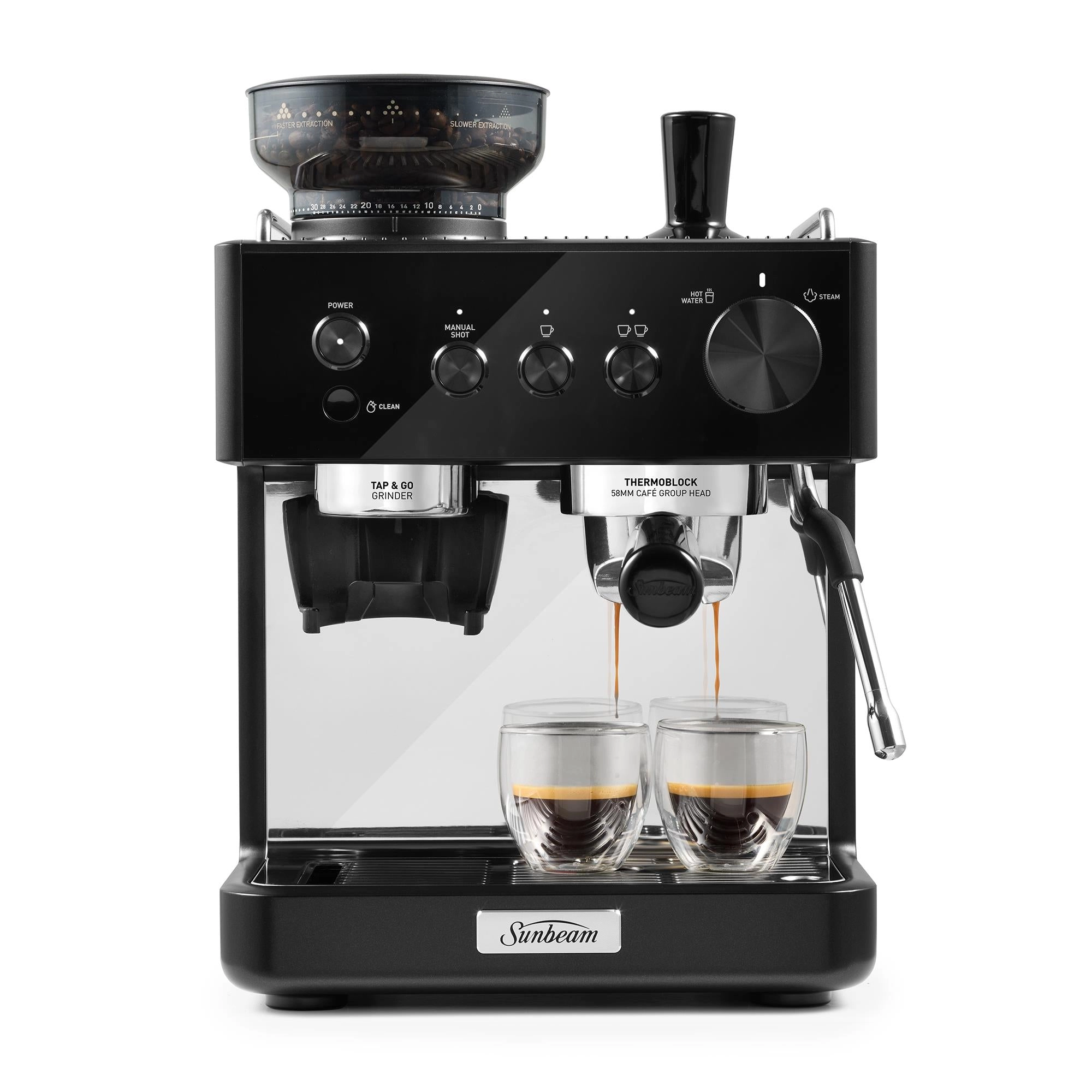Sunbeam Origins Classic - Conical Burr Grinder 58mm Group Head