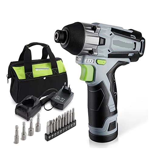 Impact Driver - 12V 1/4” Hex 100NM Kit