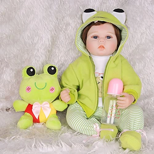 Reborn Baby Doll - 55cm Soft Silicone Limbs Cloth Body