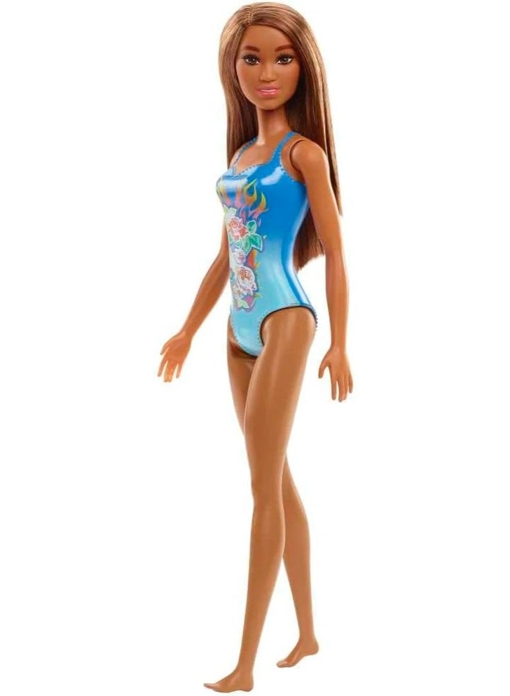 Barbie Beach Doll - Multi Swimsuit Ages 3+