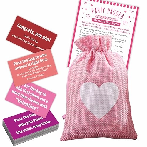 Pass The Bag Game - Adult 44 Tip Cards & 1 Pass Bag