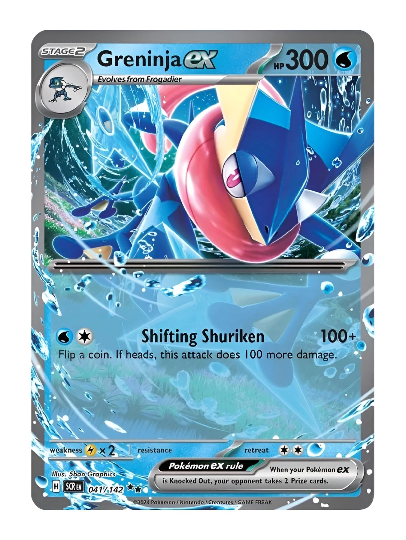 Pokémon Pokemon Greninja ex 041/142