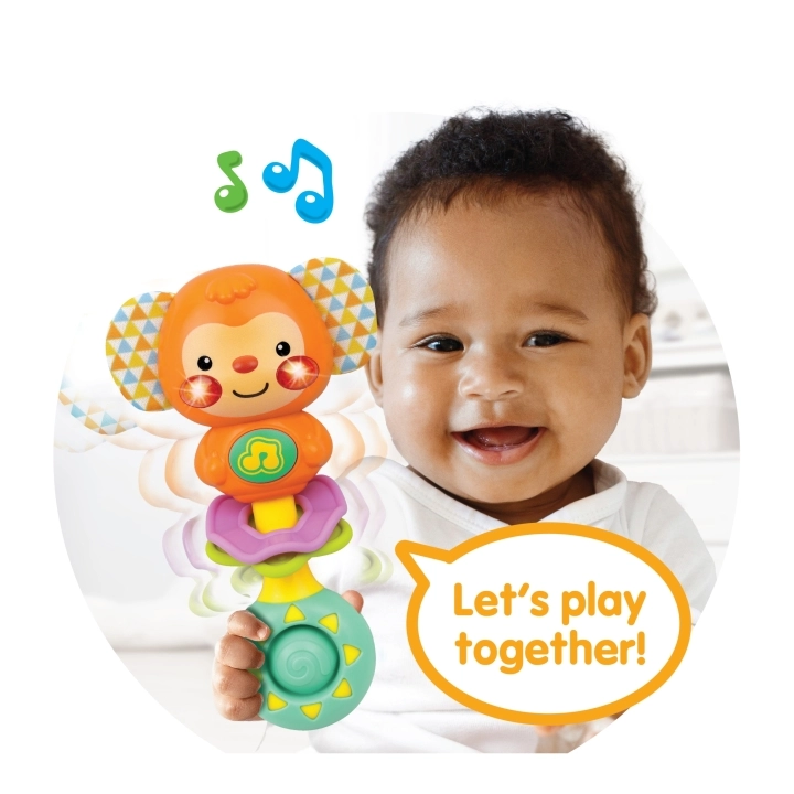 Sing With Me Rattle - Suitable for 3 months & above Monkey