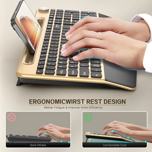 Wireless Keyboard and Mouse - Bluetooth