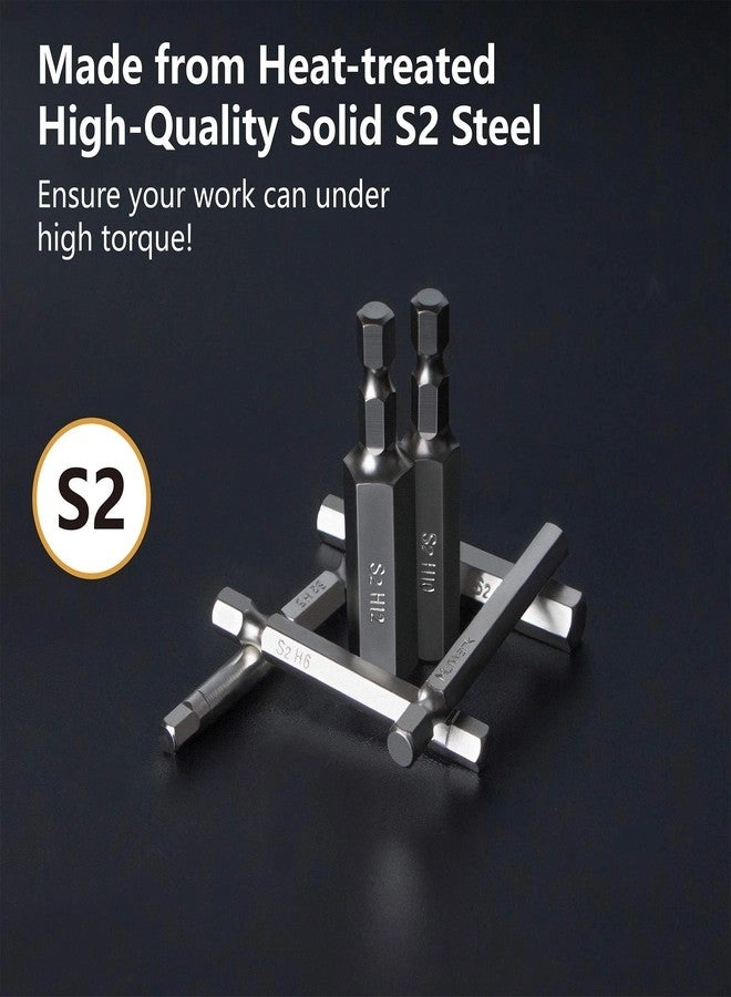 Hex Head Allen Wrench Drill Bit Set - 20PC 2.3" Long