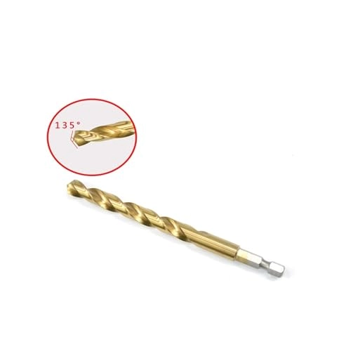 Hexagonal Spiral Quick Change Drill Bit - 10 Pieces 2mm to 13mm